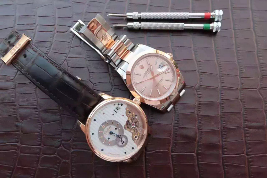 勞力士日誌型繫列m126301-0009男士腕錶 一比一復刻鍍18k金￥4280-精仿勞力士