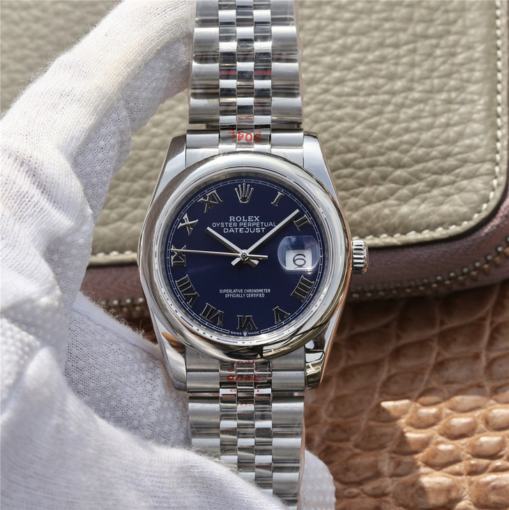 勞力士中性手錶DATEJUST超級904L最‌強版本日誌型36繫‎列腕錶￥4680-精仿勞力士