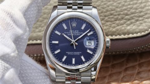 勞力士DATEJUST超級904L最‌強版本日‌誌型36繫‎列腕錶 藍盤￥4980-精仿勞力士