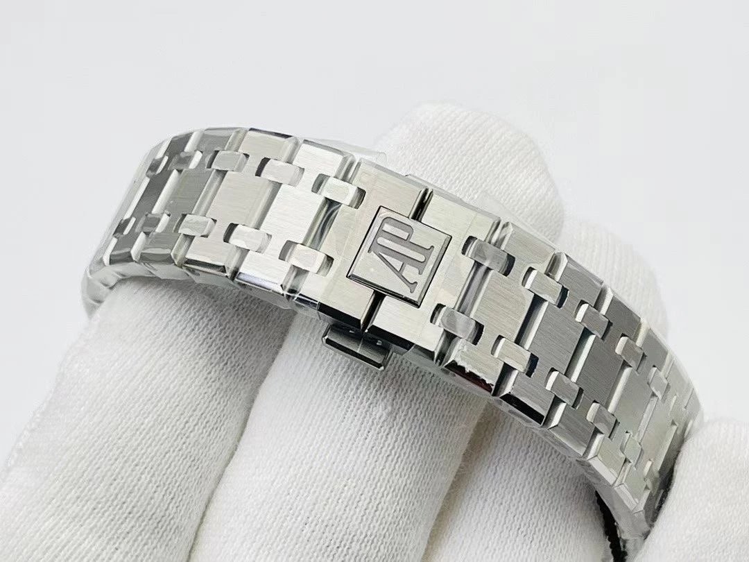 ZF廠v2愛彼皇家橡樹15500ST白盤鋼帶男士機械手錶 頂級復刻手錶-精仿愛彼