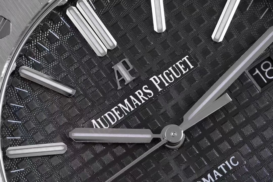 APS愛彼皇家橡樹繫列15400經典黑盤男士鋼帶機械錶 一體3120機芯最強-精仿愛彼