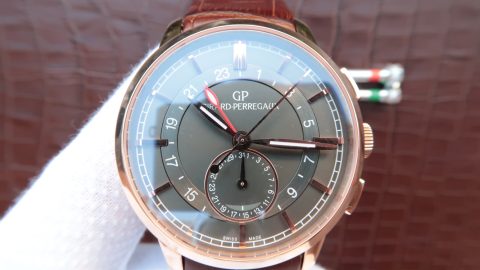 芝柏Girard-Perregaux 1966繫列49544-52-231-BB60男士機械手錶 玫￥3480-精仿芝柏