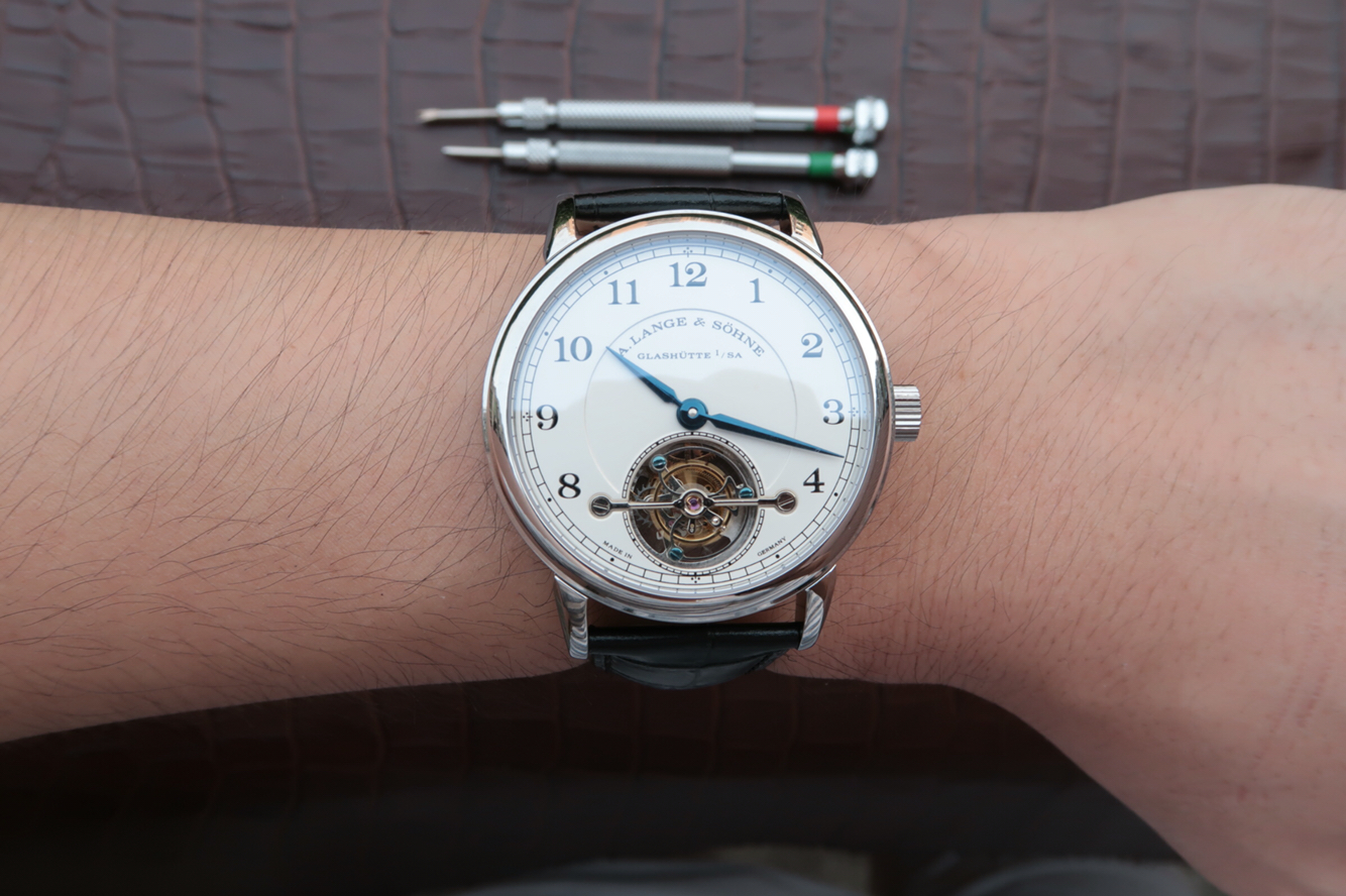 LH朗格1815繫列730.025手動陀飛輪機芯 男士手錶￥5980-精仿朗格