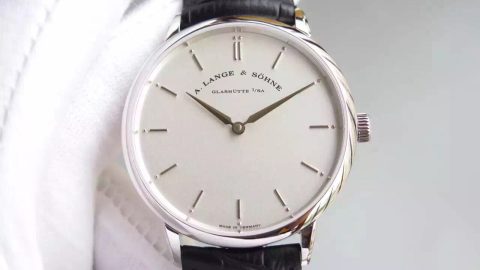 MKS朗格薩克森超薄繫列211.026男士自動機械手錶 白殼白面￥2980-精仿朗格