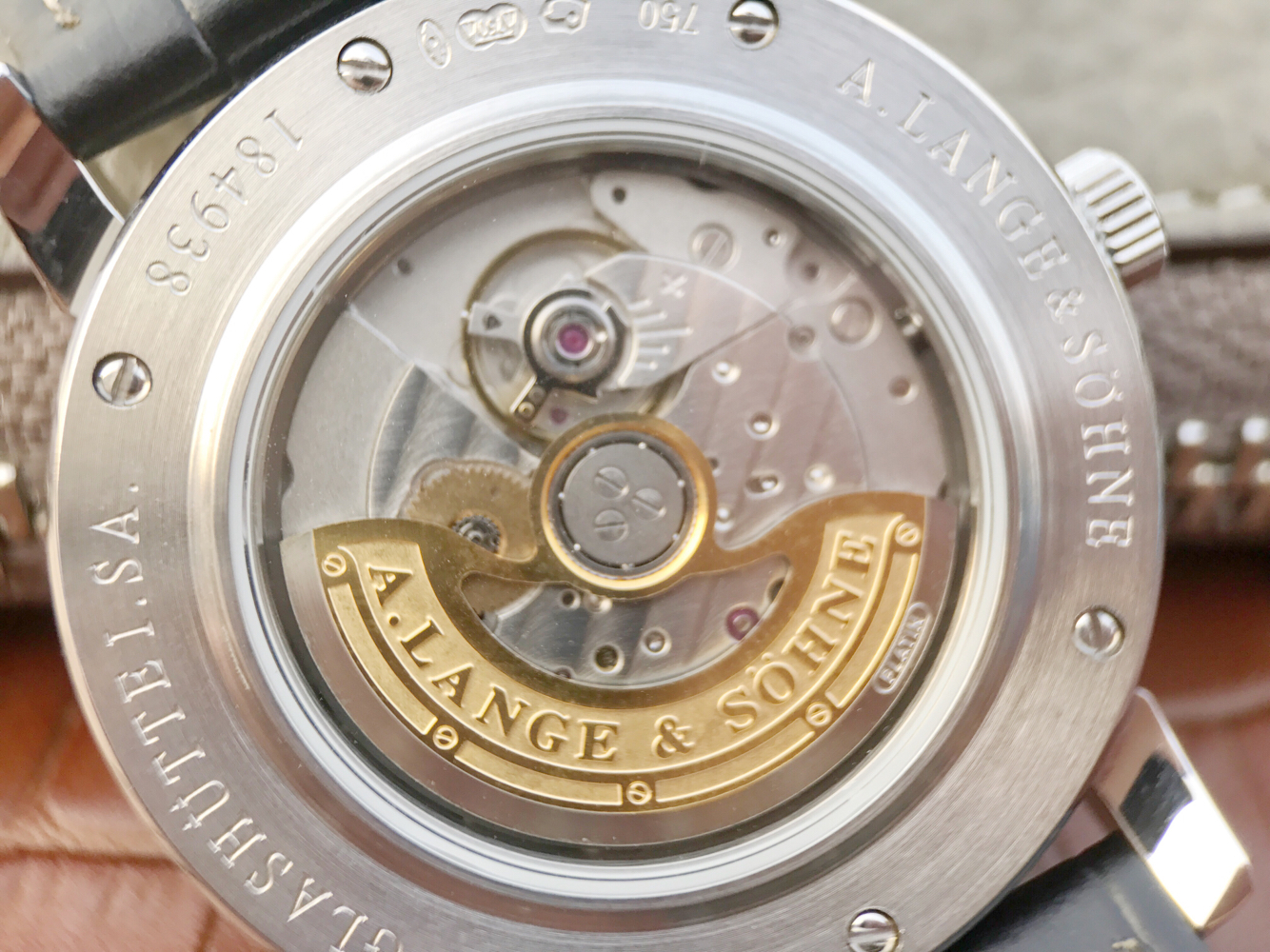 朗格薩克森RICHARD LANGE簡潔男士自動機械手錶 白盤￥2980-精仿朗格