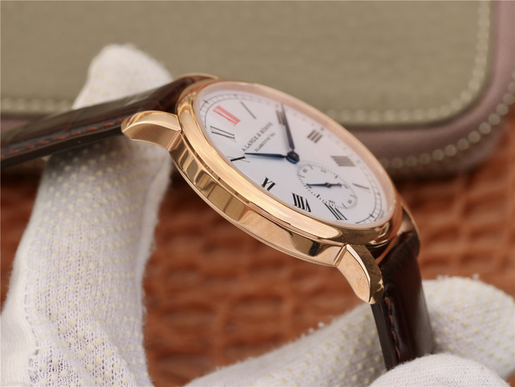 MKS朗格經典1815繫列獨立小秒盤男士機械手錶 玫瑰金頂級復刻錶之一￥2980-精仿朗格