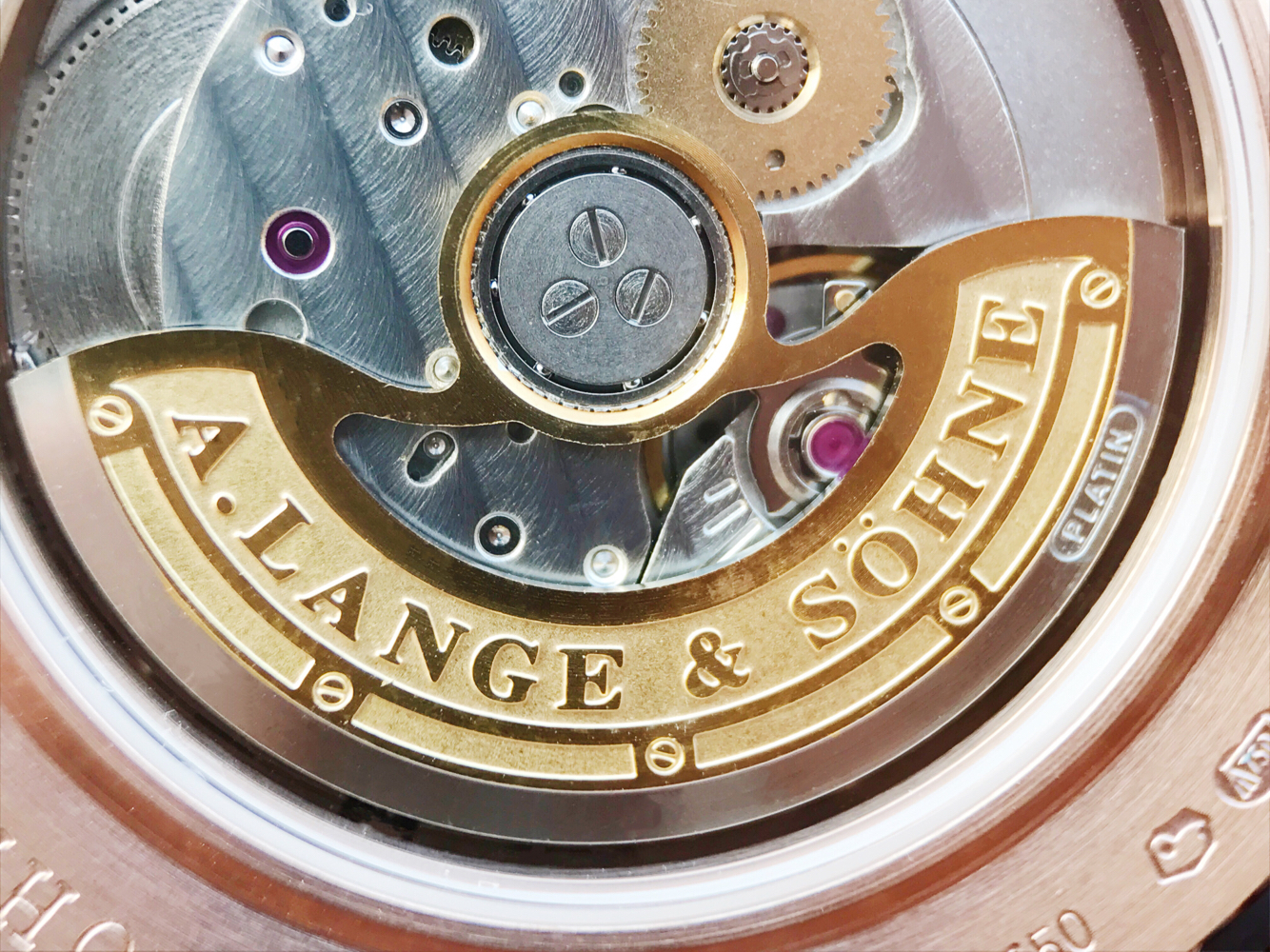朗格薩克森RICHARD LANGE簡潔男士自動機械手錶 玫瑰金白盤￥2980-精仿朗格