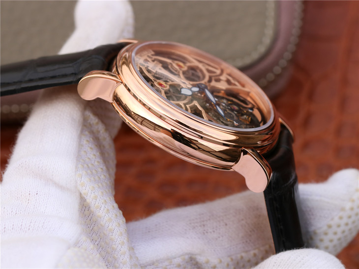 法蘭克穆勒GIGA圓形鏤空陀飛輪腕錶震撼上市 腕錶採用鏤空式佈局設計￥5480-精仿法蘭克穆勒