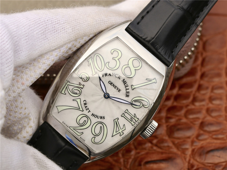 法蘭克穆勒全新升級版 Crazy Hours亂跳腕錶 突破傳統方式顯示時間 定制版FM2001￥3180-精仿法蘭克穆勒