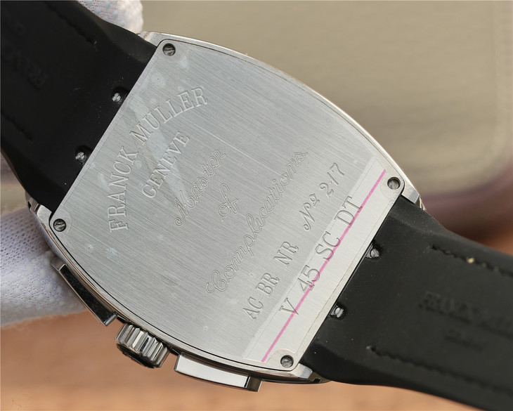 ABF法穆蘭Vanguard V45?艇繫列 原裝1.1開模 男士腕錶 進口多功能vk石英機芯￥3480-精仿法蘭克穆勒