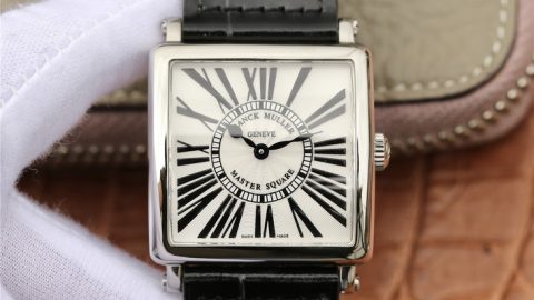 Z6法蘭克穆勒Master Square 繫列女士腕錶 皮帶錶 瑞士原裝朗達石英機芯￥3180-精仿法蘭克穆勒