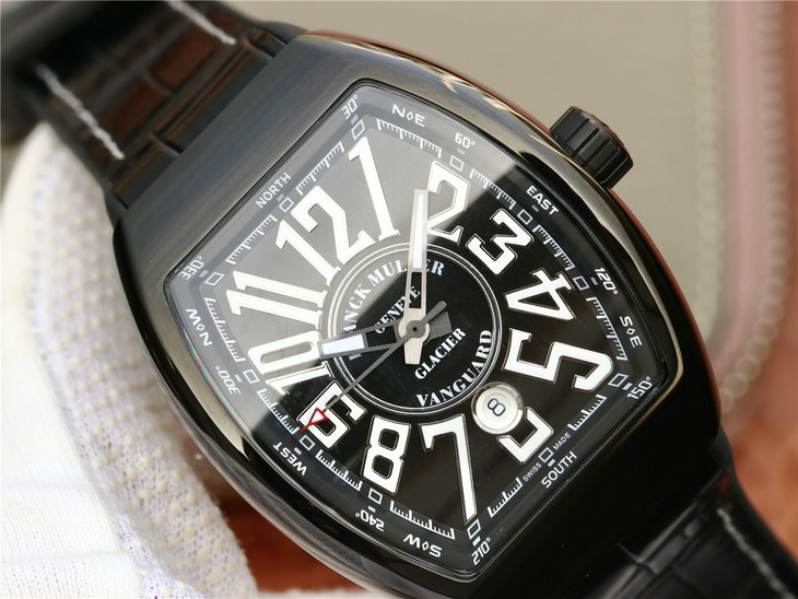ABF法穆蘭Vanguard V45 25周年特別紀念限量款矽膠錶帶 男士腕錶￥3280-精仿法蘭克穆勒