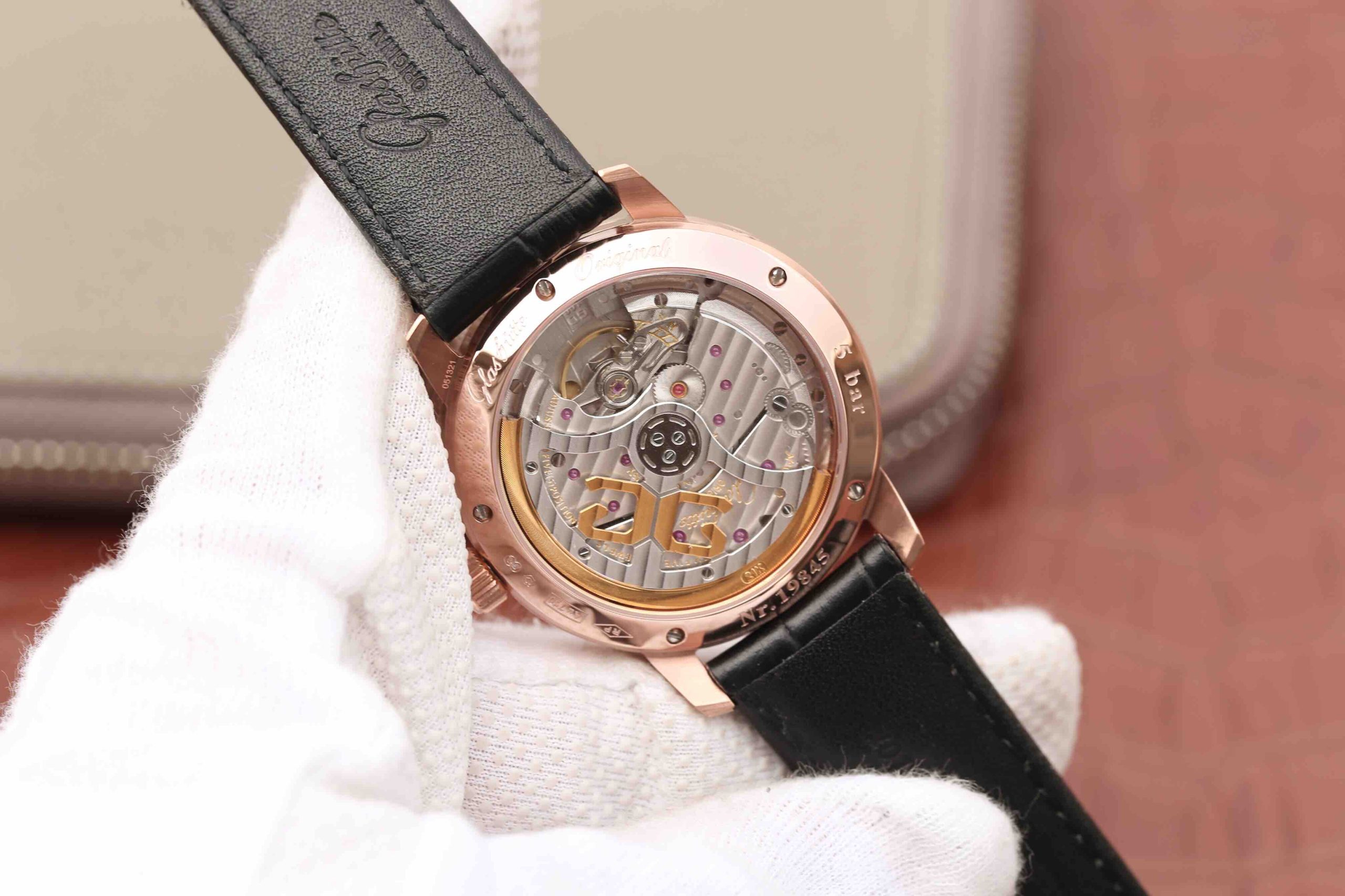 GF廠格拉蘇蒂100-04-32-15-04原創議員大日歴月相腕錶-精仿格拉蘇蒂
